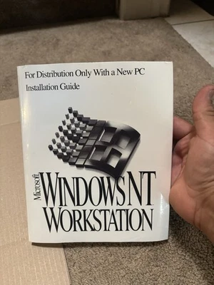 Microsoft Windows NT 3.51 Workstation CD-ROM/Floppy Disc, Manuals SEALED RARE - Image 1 of 2