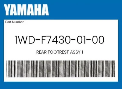 雅马哈正品后脚凳 Assy 1 - 1WD-F7430-01-00 — 第 1/4 张图片