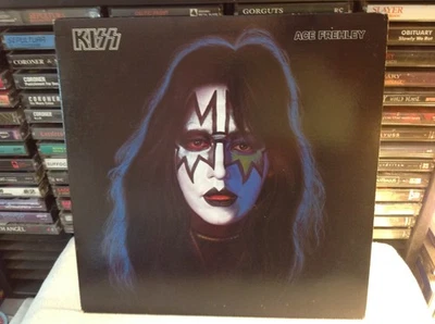 KISS ACE FREHLEY HARD ROCK VINYL '78 CASABLANCA FIRST PRESS NEW YORK GROOVE EX - Image 1 of 4