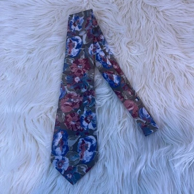 Corbata floral multicolor Oleg Cassini Foto 1 de 4