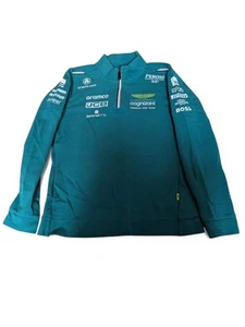 Aston Martin F1 - Team Issue 1/4 Zip Fleece - Medium - Picture 1 of 11