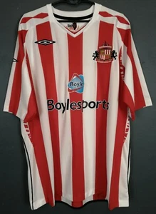 MEN'S UMBRO FC SUNDERLAND 2007/2008 HOME SOCCER FOOTBALL SHIRT JERSEY SIZE XL - Picture 1 of 11