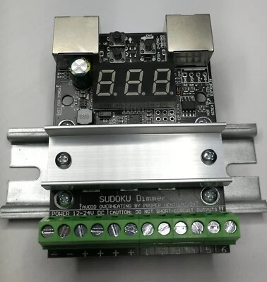 High Frequency DMX 512 decoder / dimmer for CV LED strips tapes modules RGB RGBW - Image 1 of 4