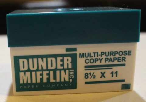 The Office Dunder Mifflin Michael Scott Mini Figure & Paper Box Beach Day NBC Cover