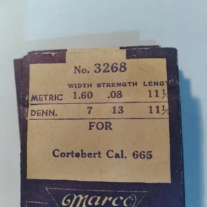 Marco 3268 main Spring 1.60  .08  11 1/2  in. cortebert  665  b40 - Picture 1 of 1