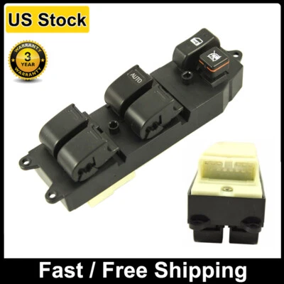 Nuevo interruptor de control maestro de ventana eléctrica para Toyota Camry 1997-2001 2,2 L  Foto 1 de 4