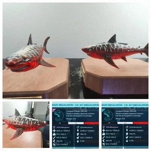 ARK ASCENDED PVE OFFICIAL PAIR BABY MEGALODON HARLEYQUINN HIGHSTATUS PC/XBOX/PS5 - Picture 1 of 5