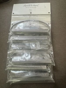 Set 8 Hearth & Hand Magnolia Pewter Pull Handle Dresser 3” Cabinet DIY Furniture - Picture 1 of 5