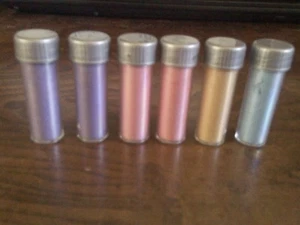 Pick 2 Colors NEW Powdered, Body Glitter, Blue, Gold, Pink, Purple, in Viles - Picture 1 of 2