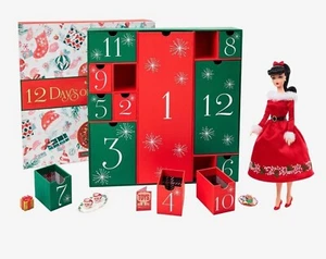 2022 Barbie 12 Days of Christmas doll NRFB HBY18 Signature in hand - Imagen 1 de 19