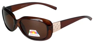  Nuevas gafas de sol de diseñador para mujer 8978 marco marrón/lente polarizada marrón - Imagen 1 de 2