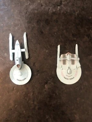 2 Micro Machines  Blue/silver STAR TREK - Image 1 of 4