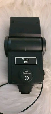 Vivitar 283 Auto Thyristor Flash Shoe Universal Mount Good GUC - Image 1 of 4