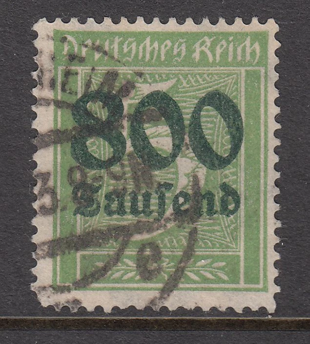 Germany - 800T on 5pf Numerals Issue (Used) 1923 (CV $13) - Image 1 of 1