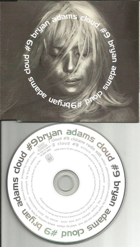 BRYAN ADAMS Cloud number 9 w/RARE EDIT EUROPE Made PROMO DJ CD single USA seller — 第 1/1 张图片