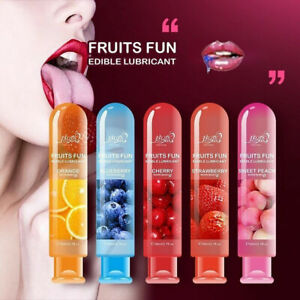 Fruit Flavored Water Based Personal Edible Gel Lubricant Adult Oral Fun Sex Lube