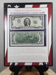 American Bicentennial Commemorative Collection 2 $ (x2) - tolle postfrische - Bild 1 von 3