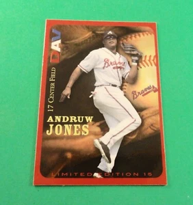 Atlanta Braves 2005 edición limitada Tarjeta DAV: Andruw Jones - veterano estadounidense discapacitado - Imagen 1 de 10
