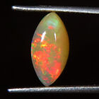 Natural Ethiopian Opal Marquise Cabochon Loose Gemstone 1.00 Cts. (5x11x2 Mm)