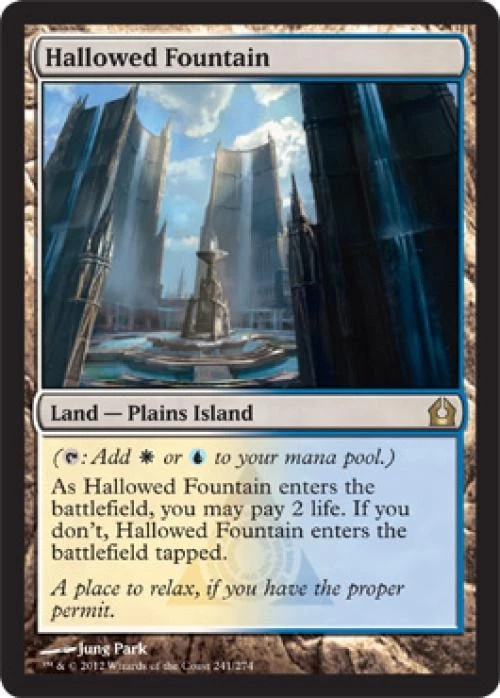 Hallowed Fountain -Foil Medium Play MTG Return to Ravnica - Image 1 of 1