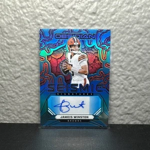 2024 NFL Obsidian Seismic Signatures Jameis Winston 14/15 Giants Browns Auto - Picture 1 of 2