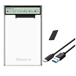  2,5--HDD-Gehäuse SATA auf USB3.2 Festplattengehäuse für SSD-Disk9135 - Afbeelding 1 van 10