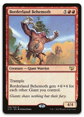 Borderland Behemoth #142 (NM) Commander 2015 C15 Magic MTG - Image 1 of 2