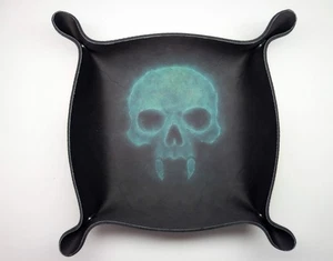 Faded Skull Neoprene Dice Tray - Picture 1 of 4