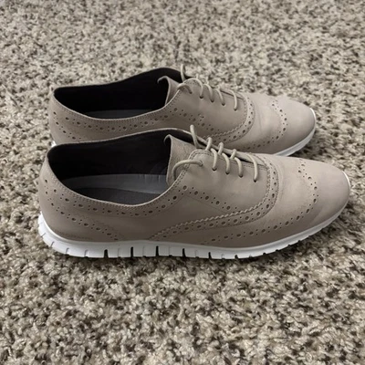 Cole Haan ZEROGRAND Punta de Ala Oxford Cómodo Zapatos Informales Avena Beige Para hombres 11 EE. UU. Foto 1 de 4