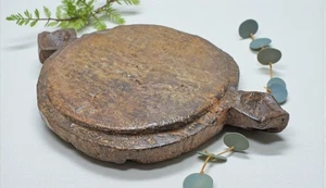 Antique Wooden Kitchenware Chopping Board Original Old Hand Carved - Picture 1 of 6