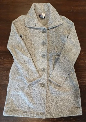 Patagonia Mujer’s Better Suéter Abrigo Polar Gris Larga Chaqueta de Ciudad Talla XS Foto 1 de 4