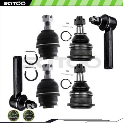 适用于 2010 - 2018 年丰田 4Runner & 2010 丰田 FJ Cruiser 6 件领带杆端球接头 — 第 1/4 张图片