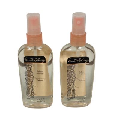 Paquete de 2 AVON BE... SPRAY CORPORAL SEDUCTOR TENTADOR 4 OZ cada uno Foto 1 de 3
