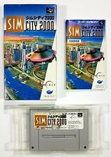 Super Famicom SIM CITY 2000 jap. NTSC Ovp Nintendo/Maxis/HAL/Aufbaustrategie