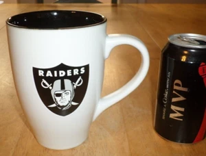 [NFL] RAIDERS FOOTBALL TEAM, [SUPER JUMBO SIZED] CERAMIC COFFEE CUP / MUG, VINT. - Picture 1 of 8