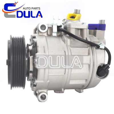 Se adapta a Audi Q7 VW Volkswagen Touareg 3.0 compresor de aire acondicionado 7L6820803T 7P0820803D Foto 1 de 4