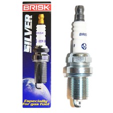1x Brisk Silver Spark Plug DR17YS-9 GPL AUTOGAS LNG METAN LPG CNG (1463)