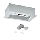Cookology BUCH520SS Integrated 52cm Built-in Canopy Cooker Hood & Ducting Kit