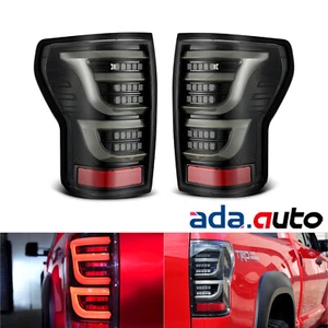 Fit 07-13 Toyota Tundra LUXX-Series LED Clear Lens Tail Lights Alpha-Black - Picture 1 of 10