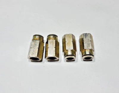 (4) 1166x6 WEATHERHEAD Brass 3/8" Tube x 1/4" Female Pipe Connector Push Connect - Image 1 of 4