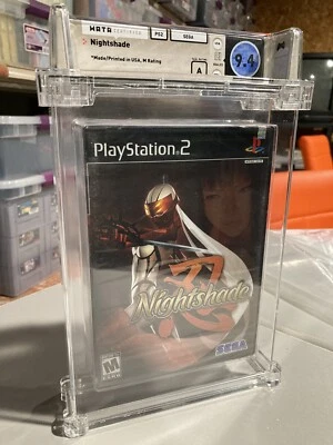 Nightshade PS2 Sony PlayStation 2 New Graded Game WATA 9.4 A Not VGA Night Shade - Image 1 of 3