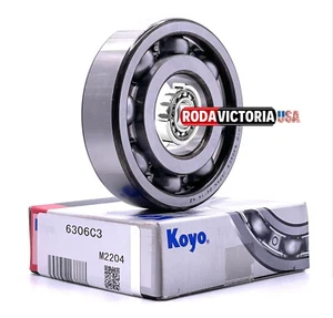 Rodamiento rígido de bolas KOYO 6306 C3, abierto, sin sellos 30x772x19 mm - Imagen 1 de 6