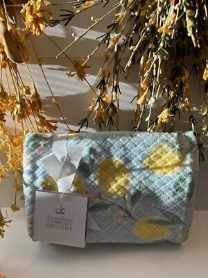 Deborah Connolly Lemons Textured Hand Towel Set 100% Cotton Machine Wash-NWT - Image 1 of 4