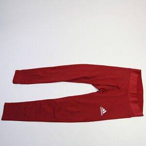 adidas Techfit Compression Pants Men's M Medium 2XL XXL Red White Stretch Used