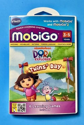 VTech Mobigo Dora the Explorer Twins Day Learning Game BRAND NEW SEALED - Image 1 of 2