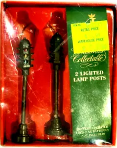 Semáforos a Batería 3.5" - Accesorios Pueblo de Navidad - NUEVO NOS - Imagen 1 de 3