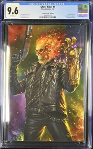 Ghost Rider #1 CGC 9.6 Parrillo Variante Virgen Cubierta BTC Whatnot 2022 Marvel - Imagen 1 de 2
