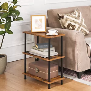 HOOBRO Side Table Stackable Bedside Table End Table For Small Space vintage - Picture 1 of 12