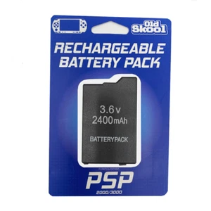PSP 2000 3000 (SLIM) Replacement Battery Pack 3.6v 2400 mAh - Old Skool - Picture 1 of 1