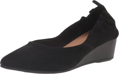 Новый без коробки черный нубук BLONDO «Etta» на танкетке насос 8 M - Изображение 1 из 4